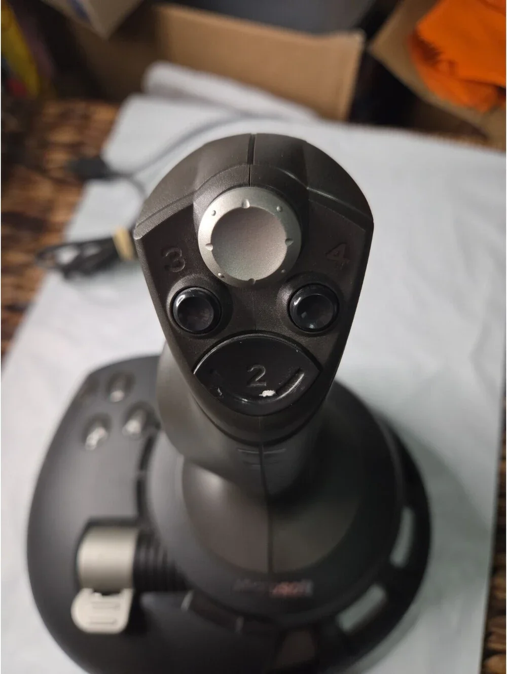 Microsoft SideWinder Precision 2 Joystick Gaming Controller USB Model X05-63511